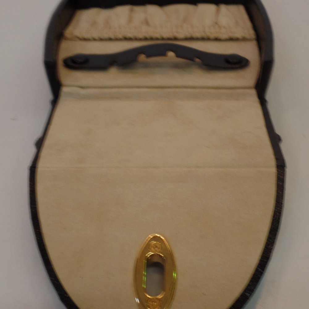 Unbranded Black Patterned Purse Look Traveling Jewelry Case Many Compartments - Picture 9 of 10